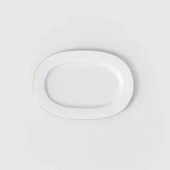 Plat ovale blanc porcelaine bone china 41,5 cm Chateau Septfontaines - VILLEROY & BOCH Clearance