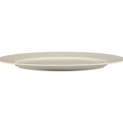 Plat ovale blanc porcelaine bone china 25,5 cm Fedra - RAK