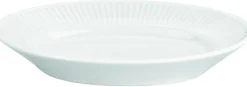 PILLIVUYT Plat ovale blanc porcelaine culinaire 17,5 cm Plisse
