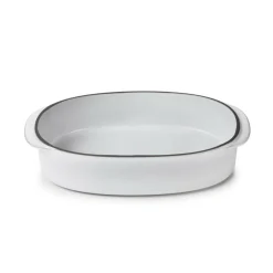 Plat ovale blanc porcelaine culinaire 26 cm  Caractère - REVOL