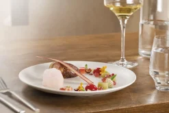 RAK Plat ovale Blanc sable porcelaine vitrifiée 36 cm Neo Fusion Online