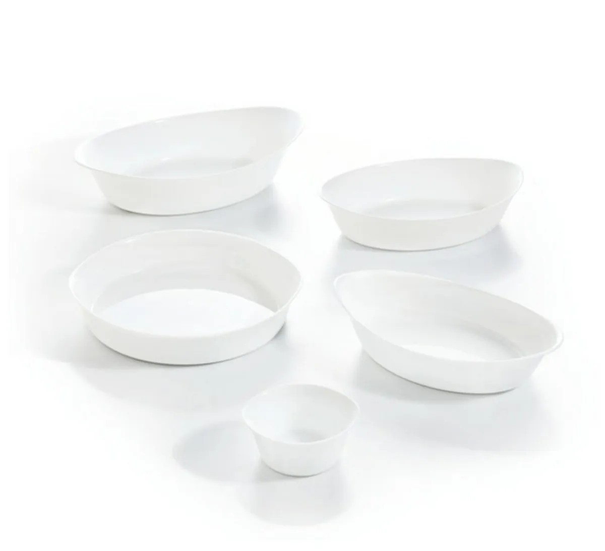 LUMINARC Plat ovale blanc verre opal 29,3 cm Smart Cuisine New