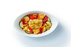 Plat ovale blanc verre opal 25 cm Smart Cuisine - LUMINARC Hot