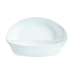Plat ovale blanc verre opal 25 cm Smart Cuisine - LUMINARC Hot