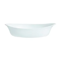 Plat ovale blanc verre opal 25 cm Smart Cuisine - LUMINARC Hot