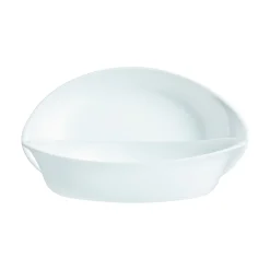 Plat ovale blanc verre opal 21,5 cm Smart Cuisine - LUMINARC New
