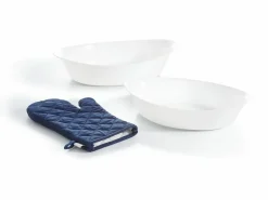 LUMINARC Plat ovale blanc verre opal 32,5 cm Smart Cuisine Clearance