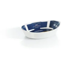 LUMINARC Plat ovale blanc verre opal 32,5 cm Smart Cuisine Clearance