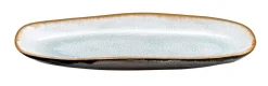Plat ovale bleu grès émaillé 35,5 cm Shadow - MEDARD DE NOBLAT Sale