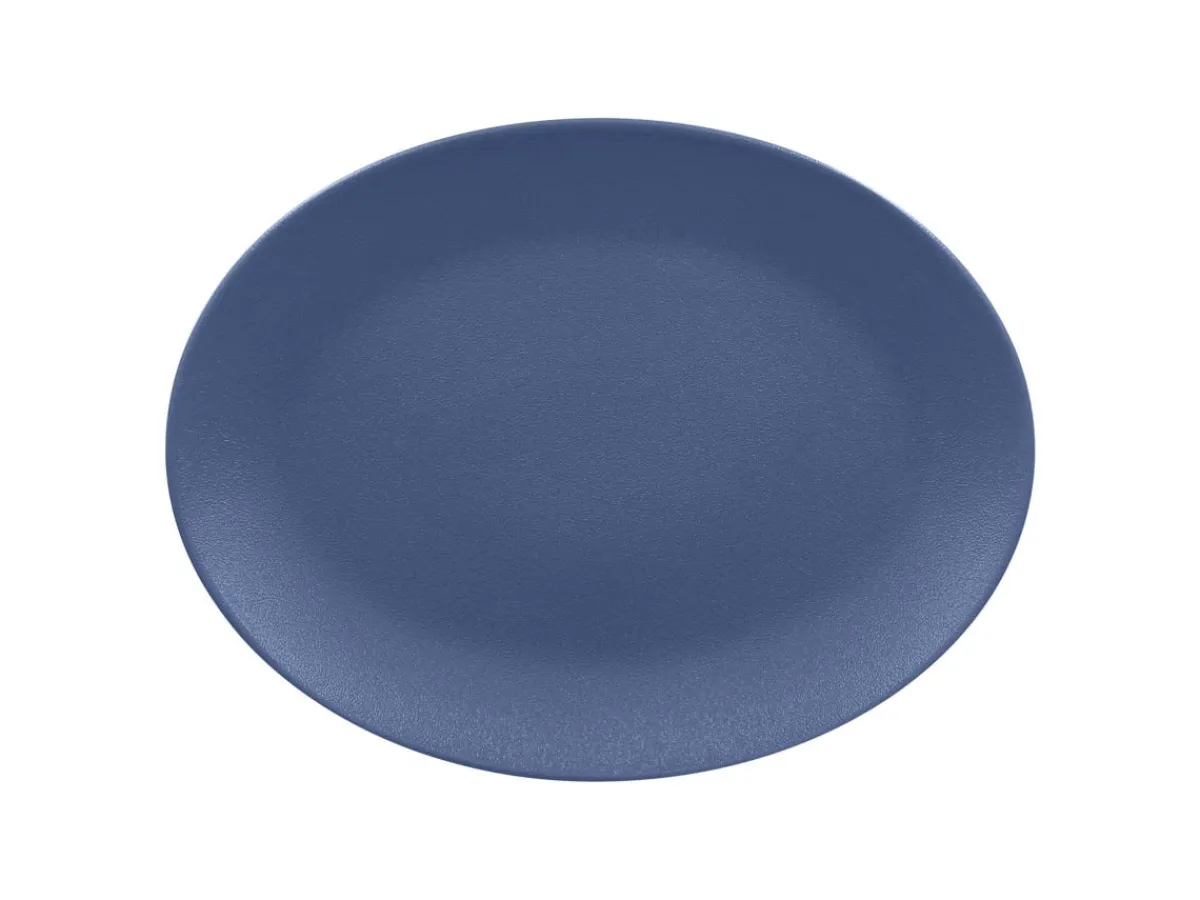RAK Plat ovale Bleu lavande porcelaine vitrifiée 36x27 cm Neo Fusion Sale