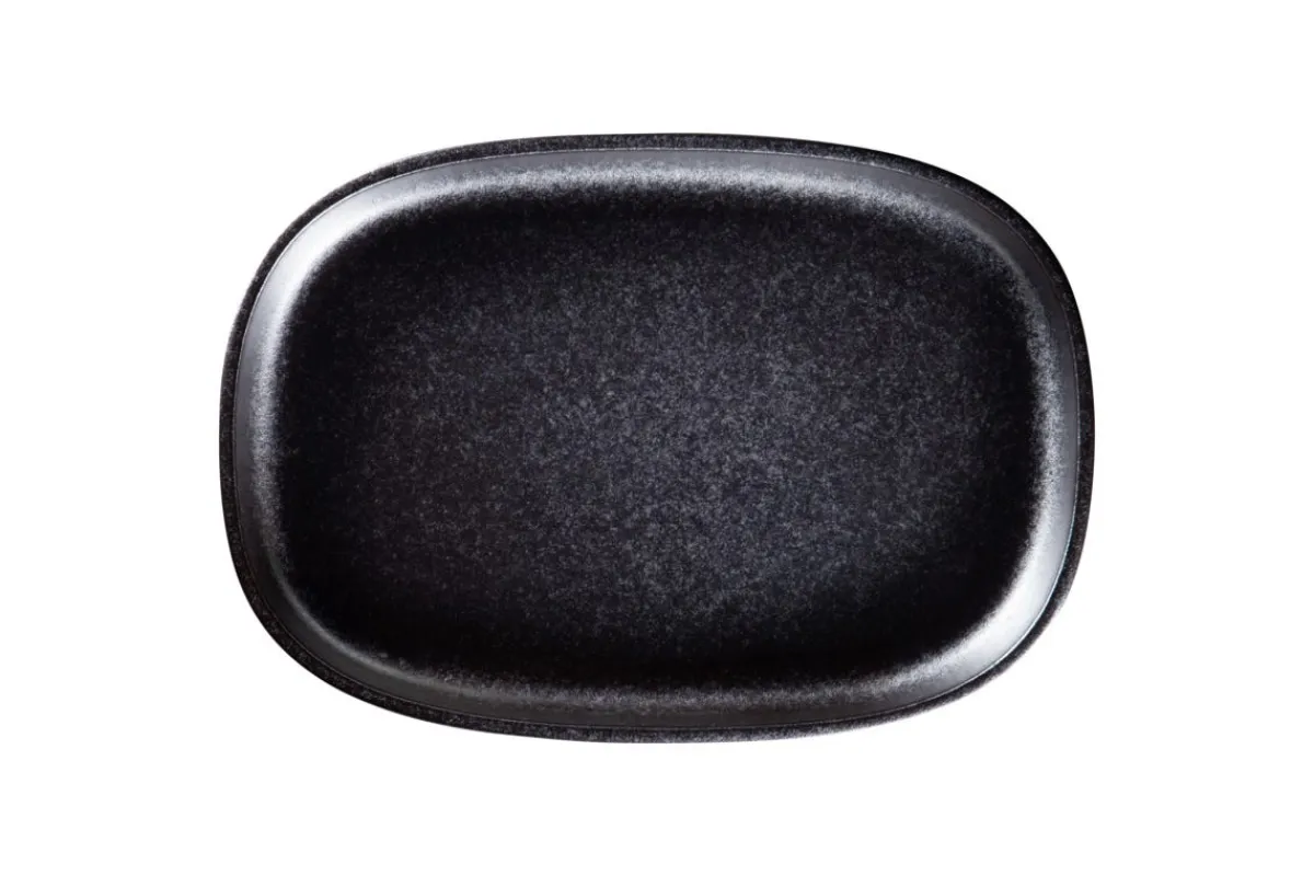 RAK Plat ovale Forge porcelaine vitrifiée 33,2 cm stone Ease Best