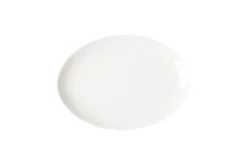 Plat ovale ivoire porcelaine vitrifiée 26x19 cm Nano - RAK Discount
