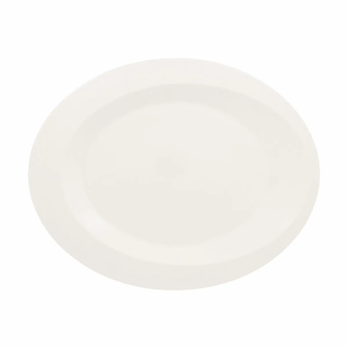 Plat ovale ivoire porcelaine vitrifiée 36,2 cm Giro - RAK Hot