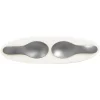 RAK Plat ovale ivoire porcelaine vitrifiée 25 cm Picked Hot
