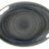 RAK Plat ovale Jade porcelaine vitrifiée 21 cm stone Spot Hot