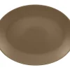 RAK Plat ovale marron porcelaine vitrifiée 36 cm Genesis Sale