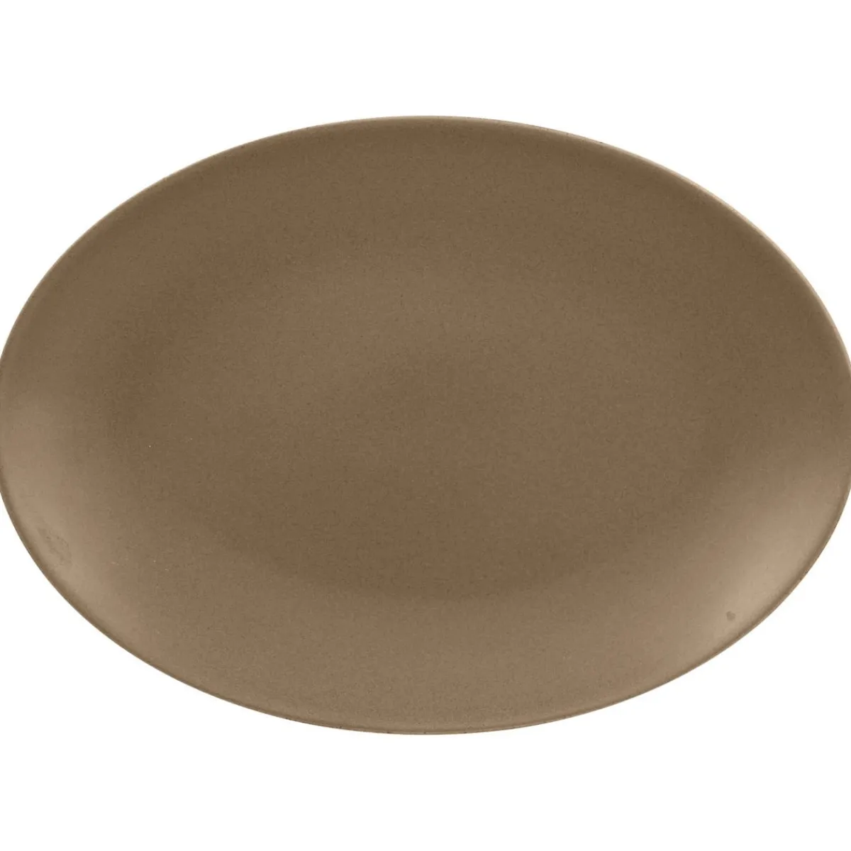Plat ovale marron porcelaine vitrifiée 32 cm Genesis - RAK Clearance