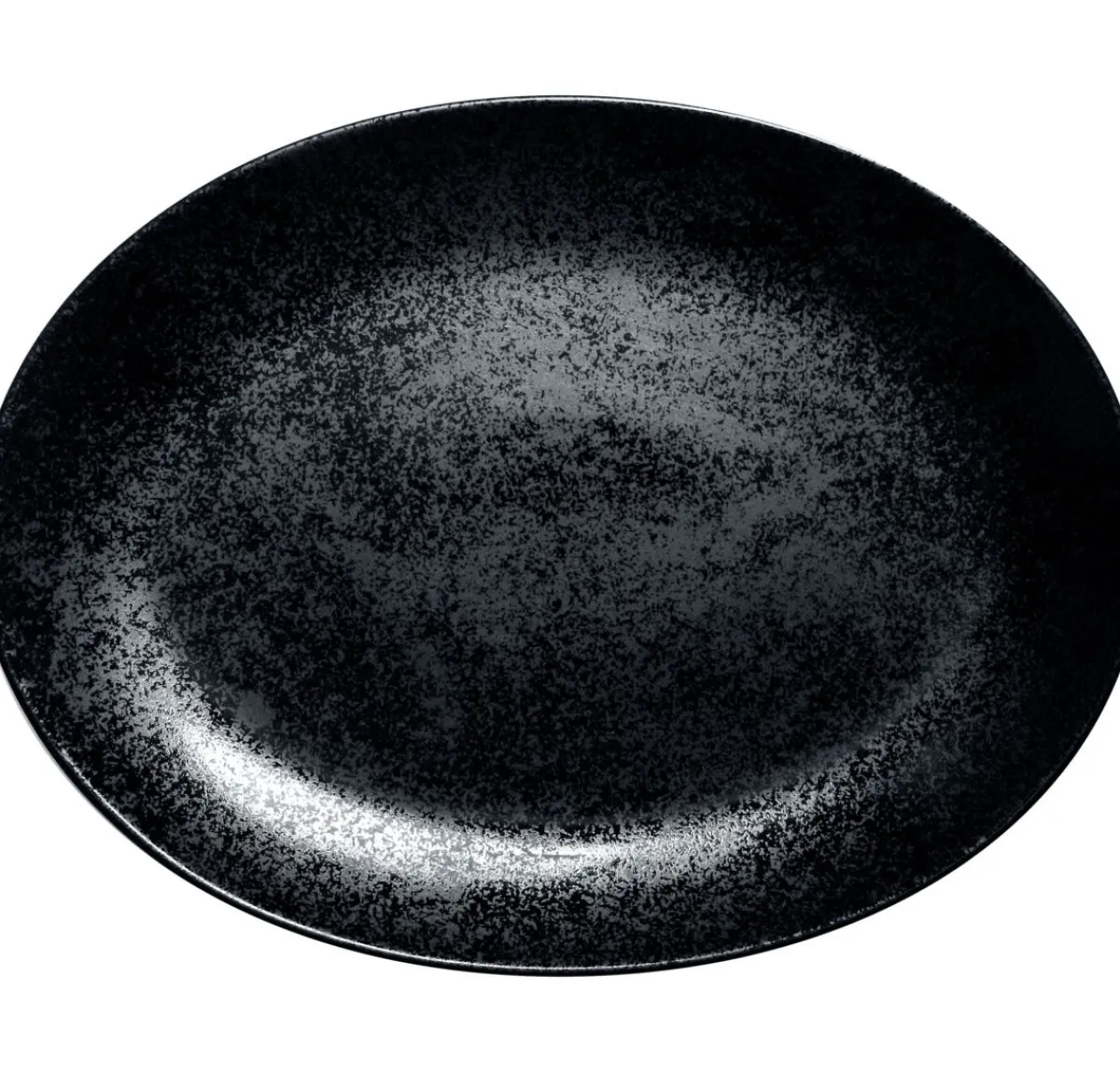 RAK Plat ovale noir porcelaine vitrifiée 32 cm Karbon Sale