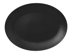 RAK Plat ovale noir porcelaine vitrifiée 36 cm Neo Fusion Online