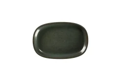 RAK Plat ovale noir porcelaine vitrifiée 23 cm stone Ease Clearance