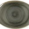 Plat ovale Peridot porcelaine vitrifiée 32 cm stone Spot - RAK Outlet