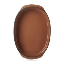 REVOL Plat ovale rouge porcelaine culinaire 34 cm  Caractère Discount
