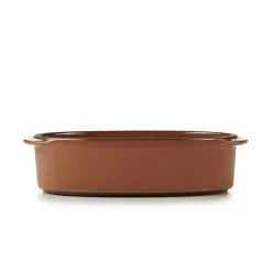 REVOL Plat ovale rouge porcelaine culinaire 16 cm  Caractère