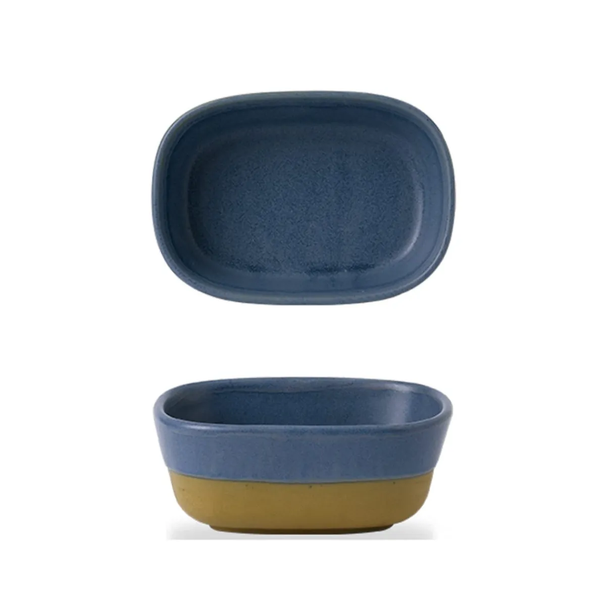 CHURCHILL Plat à partager rectangulaire oslo blue porcelaine vitrifiée 12 cm Emerge Oslo Outlet