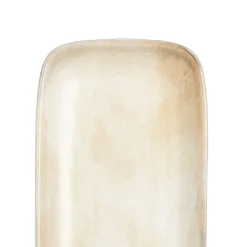 Plat rectangulaire beige grès émaillé 28 cm Sahara - ACCOLADE New