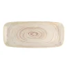 Plat rectangulaire beige grès émaillé 28 cm Aurora - ACCOLADE Best
