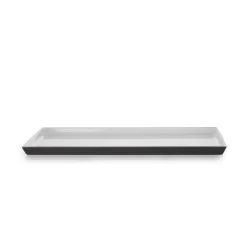 Plat rectangulaire blanc cumulus porcelaine culinaire 55,5 cm Equinoxe - REVOL Outlet
