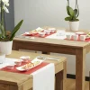 Plat rectangulaire blanc porcelaine 26 cm Bamboo - PRO.MUNDI Best