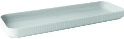 PILLIVUYT Plat rectangulaire blanc porcelaine culinaire 36 cm Plisse Outlet