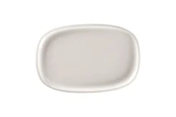RAK Plat rectangulaire blanc porcelaine vitrifiée 30,2 cm stone Ease Hot