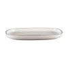 RAK Plat rectangulaire blanc porcelaine vitrifiée 26,1 cm stone Ease