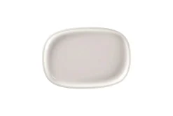 RAK Plat rectangulaire blanc porcelaine vitrifiée 26,1 cm stone Ease