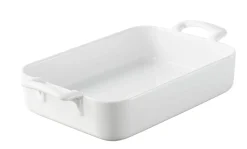 REVOL Plat rectangulaire blanc porcelaine culinaire 26x18,5 cm Belle Cuisine Sale