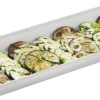 Plat rectangulaire blanc porcelaine culinaire 49,5x20 cm Les Essentiels - REVOL Outlet