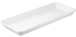 Plat rectangulaire blanc porcelaine culinaire 49,5x20 cm Les Essentiels - REVOL Outlet
