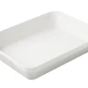 Plat rectangulaire blanc porcelaine culinaire 40x29,5 cm Les Essentiels - REVOL Discount