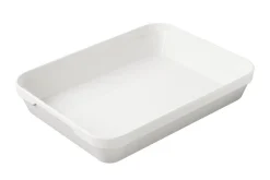 Plat rectangulaire blanc porcelaine culinaire 40x29,5 cm Les Essentiels - REVOL Discount