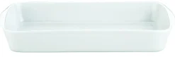 Plat rectangulaire blanc porcelaine culinaire 26,4x14,1 cm - PILLIVUYT Outlet