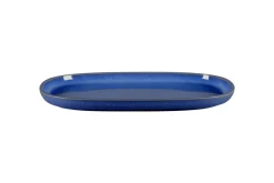 Plat rectangulaire bleu porcelaine vitrifiée 33,2 cm stone Ease - RAK Best