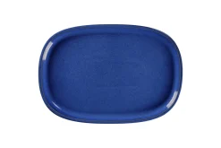 Plat rectangulaire bleu porcelaine vitrifiée 33,2 cm stone Ease - RAK Best