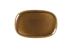 RAK Plat rectangulaire bronze porcelaine vitrifiée 30,2 cm stone Ease Online