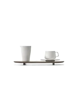 SERAX Plat rectangulaire brun noyer 24 cm Nido Best
