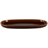 RAK Plat rectangulaire cuivre porcelaine vitrifiée 30,2 cm stone Ease Hot