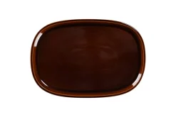RAK Plat rectangulaire cuivre porcelaine vitrifiée 33,2 cm stone Ease New
