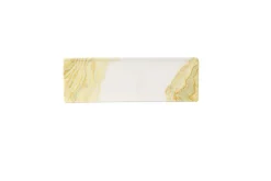 CHURCHILL Plat rectangulaire Gold porcelaine vitrifiée 10,5 cm Tide Online