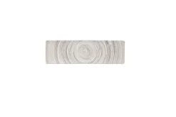 CHURCHILL Plat rectangulaire gris porcelaine vitrifiée 8,8 cm Elements Dune Outlet